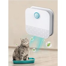 Aesco Akıllı Koku Giderici Kedi Tuvaleti Sterilizasyon Hava Temizleyici Evcil Hayvan Koku Önleyici Beyaz