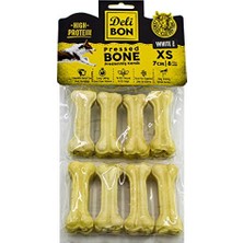 Aesco Delibon Gerçek Deriden Pres Kemik, 7 CMX8PCS., Beyaz