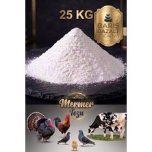 Aesco Barış Bazalt Mermer Tozu Kalsit Caco₃ 25 kg Beyaz Ince Öğütülmüş