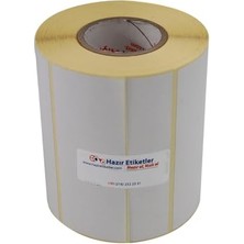 Aesco Eko Termal Etiket 20MM x 40MM Ruloda 4000 Adet Yan Yana 5 Li