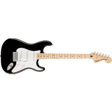 Aesco Squier Affinity Series Stratocaster Black - Maple Elektro Gitar