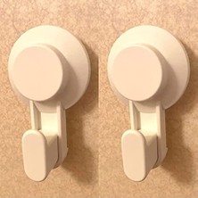 Aesco Ikea Tısken Vantuzlu Kanca, Beyaz (2'li Paket)