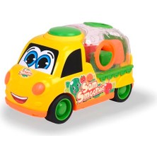 Aesco Dickie, 204115007, Abc Sam Smoothie, Serbest Tekerlek, Şekil Bulmaca, Mekanik Düğmeli Fonksiyon, Arka Kapı Açılabilir, 30 cm