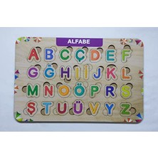 Aesco Ahşap Alfabe Puzzle Eğitici Oyuncak