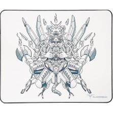 Aesco Klasse Blitz Speed Series 480X400X4 mm E-Sports Gaming Oyuncu Mouse Pad (G-Bear White)
