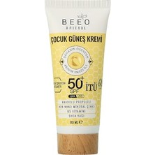Aesco Bee'o Propolisli Yüksek Koruma Çocuk Güneş Kremi, 50+ Spf, 80 ml