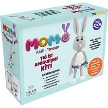 Aesco Yeni Başlayanlar Için Tığ Işi Amigurumi Kiti Momo Akıllı Tavşan