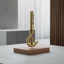 TKÇ M6 Ölçülü Kapalı Kanca Tipi Çelik Dübel 50'li Paket