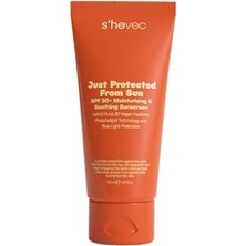 Aesco She Vec Just Protected From Sun – Aydınlatıcı ve Leke Karşıtı Güneş Koruyucu Krem Spf 50