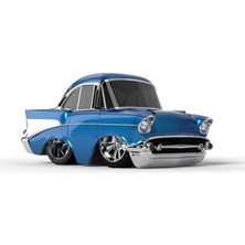 Aesco 1957 Chevy Bel Air Model Araba, Mavi Renkli Koleksiyon Ürünü