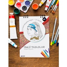 Aesco Ünlü Tablolar Yetişkinler Için Boyama Kitabı, Mandala Boyama Kitabı, Hobi Sanatsal Boyama Sayfaları, Yetişkin Boyama Seti, Van Gogh