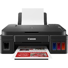 Aesco Canon Pixma G3410 Wi-Fi + Tarayıcı + Fotokopi Renkli Çok Fonksiyonlu Tanklı Mürekkep Püskürtmeli Yazıcı