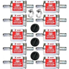 OEM Lpg Otogaz Filtresi 12X12(10 Ad.)Cangas,zavolli,atiker,akl,ads Uyumlu(3 Kapak+2 Kelepçe Hediye)