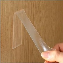 Aesco Tineke Çift Taraflı Nano Bant Süper Güçlü Şeffaf Çift Taraflı Bant 2cm 3 Metre
