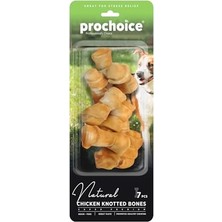 Aesco Natural Chicken Knotted Bones, Tavuk Etli Düğümlü Köpek Ödül Kemiği 7 Parça