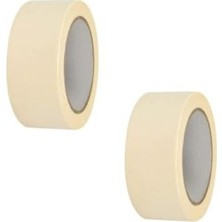 Aesco 2 Adet Maskeleme Bandı Boya Bandı 48MM x 25M Kağıt Bant