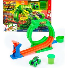 Gees Global J91 Hot Wheels  Trucks Mutant Kaosu Çemberde Yarış Oyun Seti
