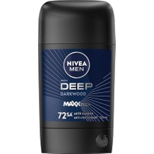 Aesco Nıvea Men Erkek Stick Deodorant Deep Dimension 50 Ml,72 Saat Ter ve Ter Kokusuna Karşı Anti Perspirant Koruma,aktif Karbon