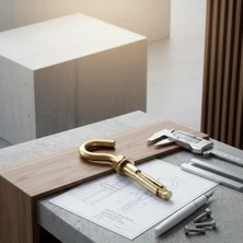 TKÇ Kanca Formlu M8 Çelik Dübel 50'li Paket