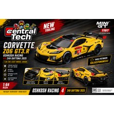 Mını Gt Mini Gt 1:64 Chevrolet Corvette Z06 Gt3.r #4 2025 Daytona 24H MGT01197 Model Araba