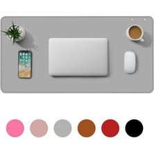 Aesco Deri Mouse Pad Laptop Bilgisayar Geniş Masa Matı 80X40 AL3023 (Taba)