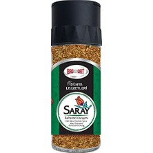 Aesco Bağdat Saray Baharat Karışımı Tuzluk Kapak Cam Şişe 38 G