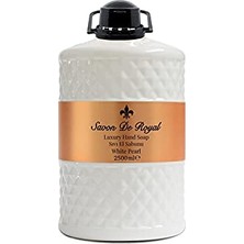 Aesco Savon De Royal Luxury Vegan Sıvı Sabun White Pearl 2,5 Lt, Misk, Vanilya