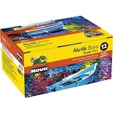 Aesco NC-179 Akrilik Boya Takımı-12'li