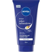 Aesco Nıvea Yoğun Nemlendirici El Kremi 72 Ml, Hızlı Emilir, Hyaluronik Asit,badem Yağı, Kuru Ciltler