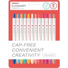 Aesco Zebra Clıckart Market Pen Lt 12 Lı Set