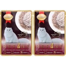 Aesco Refine Pouch Jöle Içinde Didiklenmiş Tavuklu Seçkin Ton Balığı 70 gr (2 Paketi)