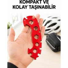 Grandor 12 Ölçülü Bisiklet Tamir Anahtarı 6-17 mm Kompakt Çok Amaçlı El Aleti
