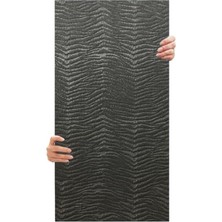 Aesco Tink 3D Kendinden Yapışkanlı Duvar Kağıdı Yeni Nesil Akustik Keçe Panel Desenli 52X98 cm (Koyu Gri, 2 Adet 1 M²)