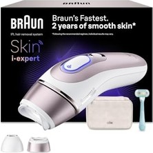 Aesco Braun Ipl Skin I·expert, Evde Lazerle Tüy Alma, App Ile, Çanta, Gillette Venus, 2 Başlık, PL7211