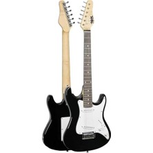 Aesco Midex CEG-36BK 8-12 Yaş Çocuklar Için Amfili Full 3/4 36 Inç Elektro Gitar Seti White Black