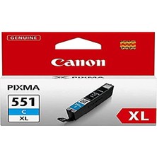 Aesco Canon 6444B001 CLI-551XL C Orijinal Tintenpatronen Pack Of 1