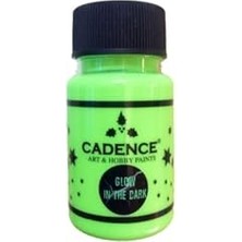 Aesco Glow In Dark Karanlıkta Parlayan Boya 581 Yeşil 50ML Çok Renkli Tek Ebat