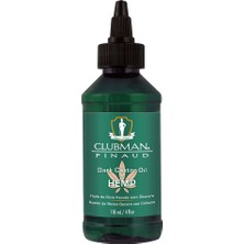Aesco Clubman Pinaud Dark Castor Oil + Hemp Saç Bakım Yağı 118ML