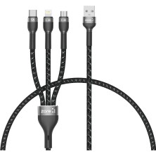 Aesco Zore Shira Serisi 3 In 1 USB Kablo 30CM