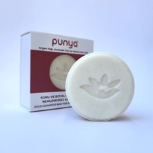Aesco Punya Care Kuru ve Boyalı Saçlara Özel Nemlendirici Katı Şampuan Bar - Hyaluronik Asit & Gül Suyu - Vegan Saç Bakımı - 100 G