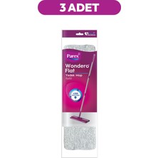 Aesco Parex Wondero Flat Yedek Mop Refil Üçlü Paket