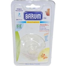 Aesco Barum 2'li Silikon Göğüs Koruyucu Uç Seti - Emziren Anneler Için Çatlak Karşıtı, Doğal Temas Sağlayan Ince Silikon Meme Ucu Koruyucusu