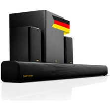 Aesco Thonet & Vander Rein 200W Rms Soundbar + Subwoofer 5.1 Hoparlör Bluetooth HDMI Uzaktan Kumanda