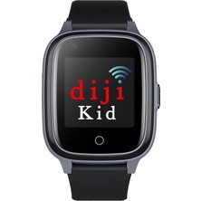 Aesco Dijikid 4.5g Akıllı Çocuk Saati, Görüntülü Görüşme - Konum - Sesli Görüşme - Sos Acil Arama - Okul Modu - Koldan Çıktı Sensörü (Siyah)