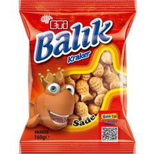 Aesco Eti Balık Kraker 160 G x 20 Adet