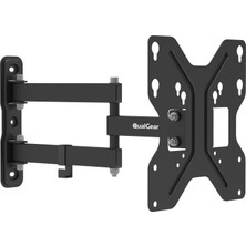 Aesco Qualgear Evrensel Low Profile Tilting Wall Mount For LED Tv Upto 23 – 42-Inç – Black