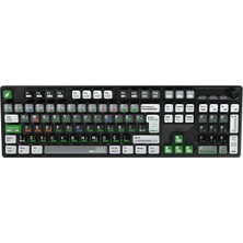 Aesco Hawk Gaming HK510 Mekanik Prelubed Switch Hot Swap Rgb Tri-Mode Kablosuz/bluetooth Full Türkçe Gaming Klavye