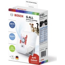 Aesco Bosch 4 x Elektrikli Süpürge Torbası Airfresh Tip G All Bbzafgall,%99,9 Ince Toz Filtreleme, Hayvan Sahipleri Için Ideal,%50 Daha Uzun Kullanım Ömrü, Bsg8 ve Bsn Hariç Tüm Seriler Için