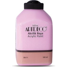 Aesco Artdeco Akrilik Boya, 500ML, Şakayık Pembe 3018