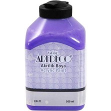 Aesco Artdeco Akrilik Boya, 500ML, Mor 3608